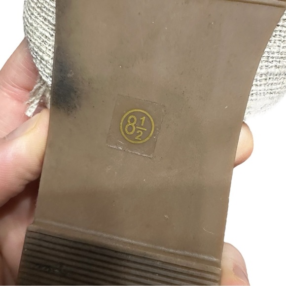 Vici Gray Tweed Fringe Mules Slip On Pointed Toe Flats Size 8.5 - Picture 8 of 8